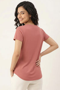 Zelocity Quick Dry Relaxed Top - Rose Dawn — thumbnail 3